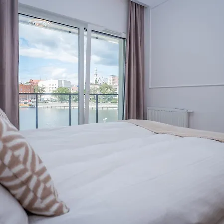 Apartman Bulwary Nad Odra Z Widokiem Na Rzeke Odre I Prywatnym Miejscem Parkingowym Szczecin