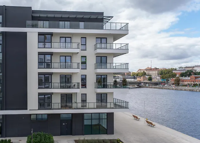 Bulwary Nad Odra Z Widokiem Na Rzeke Odre I Prywatnym Miejscem Parkingowym Apartment *